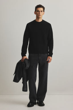 Jersey en punto acanalado de lana Regular Fit - H&m фото 4