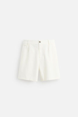 LINEN/COTTON BERMUDA SHORTS - Zara фото 6