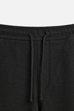 TEXTURED JOGGER BERMUDA SHORTS - Zara фото 17