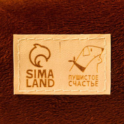 Лежанка с рыбкой, 45х35х11 см, коричневая - Пушистое счастье фото 5