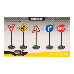 Набор дорожных знаков Главная дорога, высота 82 см, 5 штук - Simaland фото 3