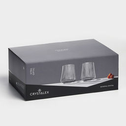 Набор стеклянных стаканов для виски «Экстра», 350 мл, набор 6 шт.