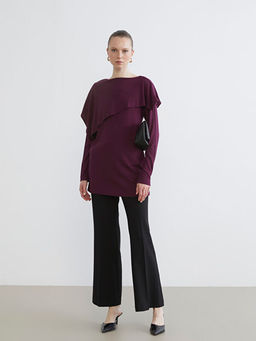 Bisiklet Yaka Oversize Kad?n Tunik