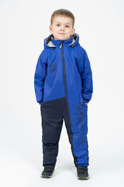 Комбинезон демисезонный синий