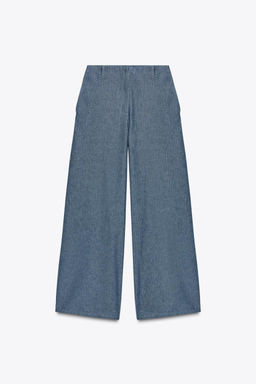 ZW COLLECTION RELAXED TROUSERS - Zara фото 6
