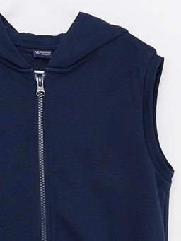 Kap??onlu Basic Erkek ?ocuk Fermuarl? Yelek - Waikiki фото 3