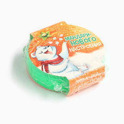 Цена за 2 шт. Жевательная резинка с кислой пудрой Мандаринового настроения, 15 г - Фабрика счастья фото 4