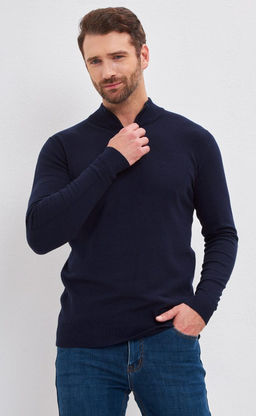 Джемпер F121-01-889 navy - Fine joyce фото 2