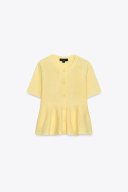 PEPLUM CARDIGAN - Zara фото 11