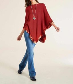 Пончо, каштановое - Ashley brooke фото 7