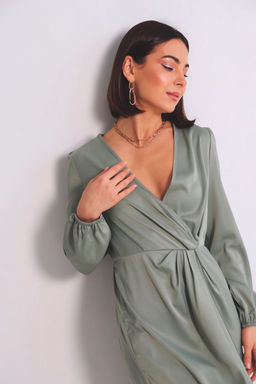 Martichelli Платье с эффектом запаха  фото 2