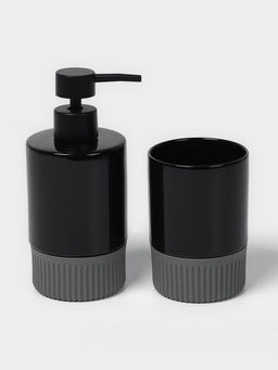 Набор для ванной SAVANNA Глянец, 3 предмета, дозатор для мыла, стакан, мыльница фото 3