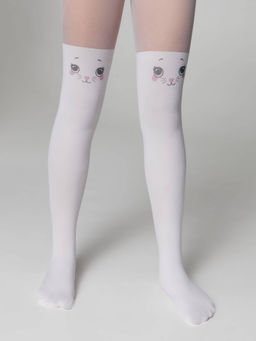CONTE Колготки с имитацией гольфинов CAT bianco - Conte elegant фото 2