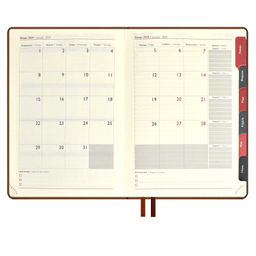 Ежедневник датированный 2024 ESCALADA, А6+, 176 л., арт. 63801/ 15 ТИВОЛЛИ ГЛОСС КОРИЧНЕВЫЙ  фото 8