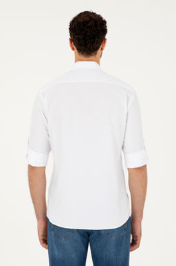 U. S. Polo Assn / Мужская рубашка Saks с длинным рукавом - U.s. polo assn фото 5