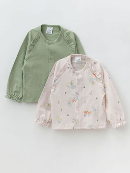 Кофта ясельная для девочки, бел/роз - Lesi kids фото 22