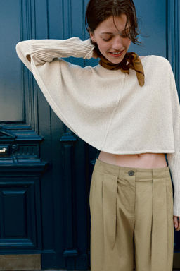 JERSEY CORTO PUNTO MANGA MURCI?LAGO / Crudo - Zara фото 2