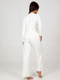 454 Пижама женская брюки (Молочный) - А-дина фото 4