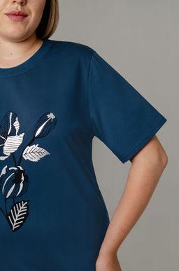 Арт. 4150 Туника женская 52-60 (5 шт) Цвет:изумруд