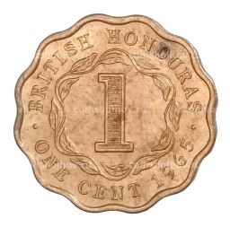 1 цент 1965 года Британский Гондурас (Белиз)