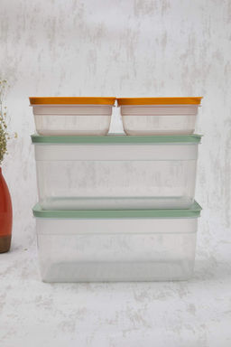 4lu Hava Ayarlanabilir Buzdolab? Duzenleyici/Saklama Kab? 2x( 3,5Lt ,1,65Lt) TPHSS25SKB00002 - Trendyolmilla фото 3