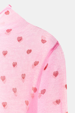 FINE KNIT HEART JUMPER - Zara фото 10