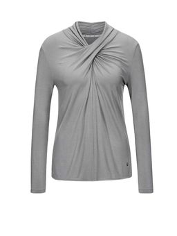 Блузка, серая - Linea tesini фото 2