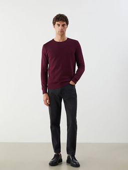 Bisiklet Yaka Erkek Triko Kazak