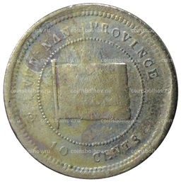 Монета 10 центов 1923 года Китай  провинция Юньнань