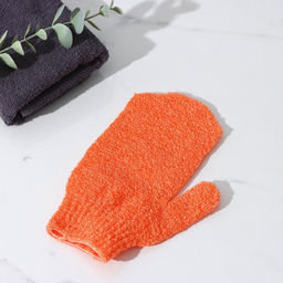 Цена за 2 шт. Мочалка - варежка массажная Доляна, 1812 см, МИКС фото 3