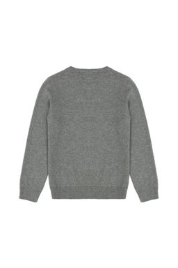 Серый меланжевый базовый свитер для мальчика - U.s. polo assn фото 5