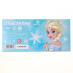 Пластилин 6 цветов 90 г Эльза, Холодное сердце - Disney фото 4