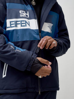 Горнолыжный костюм мужской зимний темно-синего цвета 370TS - Leifensh фото 19