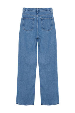 TRENDYOLMILLA Ac?k Mavi Yuksek Bel Wide Leg Jeans TWOSS23JE00068  фото 7