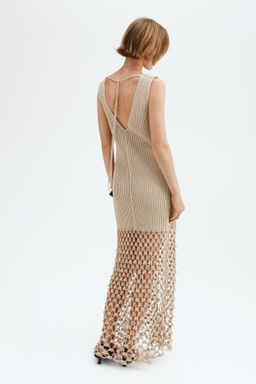 Vestido en punto de canal? con lazada - H&m фото 5