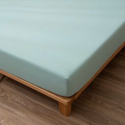 Комплект постельного белья Однотонный Сатин на резинке CSR034 2 спальный