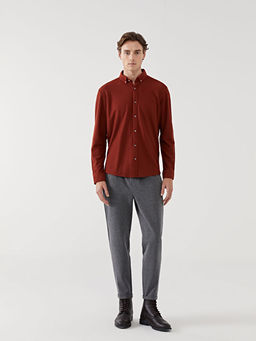 Slim Fit Uzun Kollu Erkek G?mlek