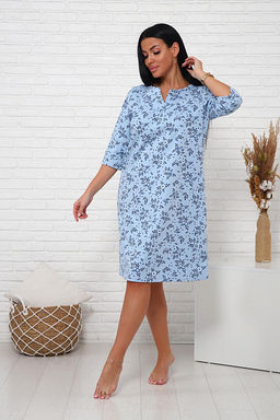 Сорочка теплая, футер с начесом (01035) - Плиона фото 51