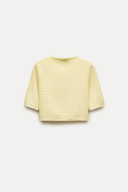 CROPPED KNIT CARDIGAN - Zara фото 4