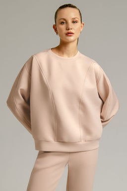 Арт. 2802 Костюм с брюками женский 44-52(5 шт) Цвет:пудра - Калинка фото 2