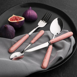 Столовые приборы «Пусть каждый день будет ярким»: 4 предмета