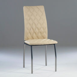 Стул для кухни «Клик Мебель. Волна», искусственная кожа, ромб, цвет светло - бежевый
