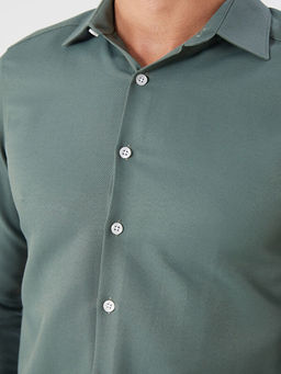 Slim Fit Uzun Kollu Arm?rl? Erkek G?mlek