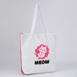 Сумка-шопер Meow на молнии, 37*32*10см - Nazamok фото 6
