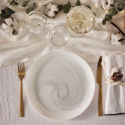 Тарелка обеденная DIWALI MARBRE WHITE25см - Luminarc фото 7