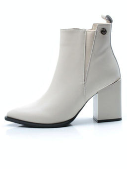 01-PCG267-2 LT.BEIGE Ботинки демисезонные женские (натуральная кожа, байка) - Фабричный китай фото 9