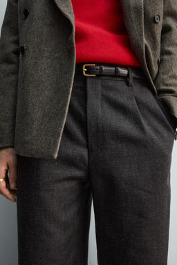 100% WOOL PLEATED TROUSERS LIMITED EDITION - Zara фото 6