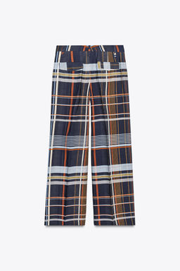 CHECK TROUSERS ZW COLLECTION - Zara фото 3