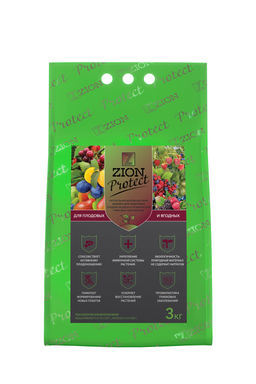 Цион Protect для плодово-ягодных (ПОЛИМЕРНЫЙ ПАКЕТ 3 КГ) - Zion фото 3