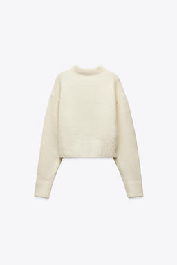 ROUND NECK KNIT SWEATER - Zara фото 7